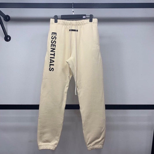 2021 FEAR OF GOD FOG Essentials Drawstring Pants Cream