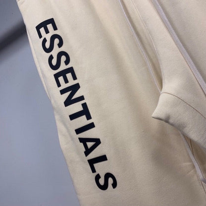 2021 FEAR OF GOD FOG Essentials Drawstring Pants Cream