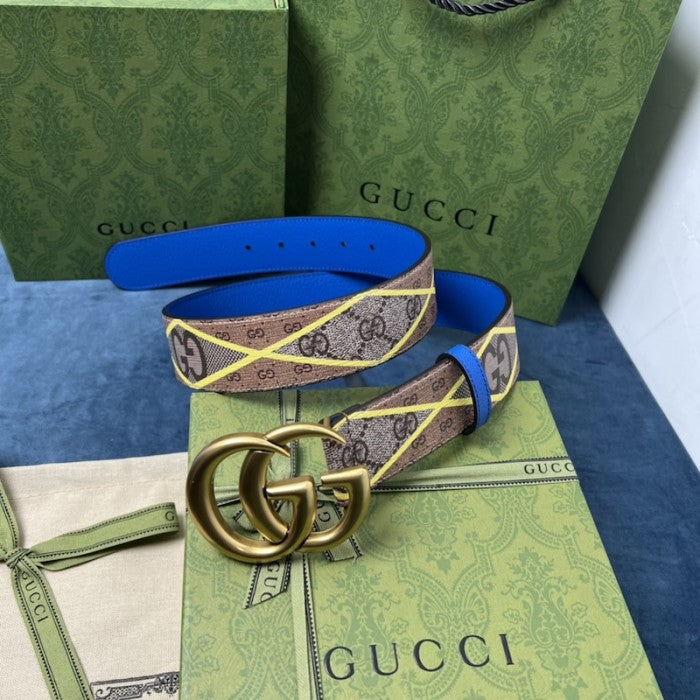 Gucci GG Marmont wide beltý 406831