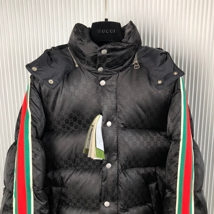 Gucci GG nylon jacquard jacket with Web أ½715519