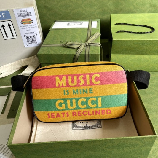 Gucci 100 belt bag yellow ý602695