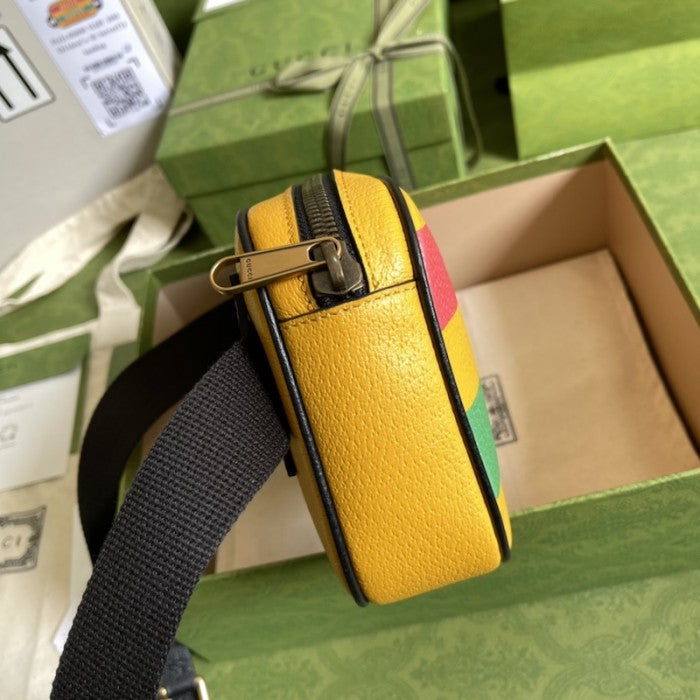 Gucci 100 belt bag yellow ý602695