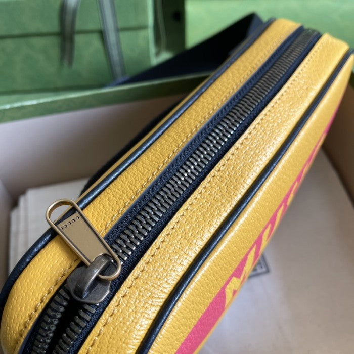 Gucci 100 belt bag yellow ý602695