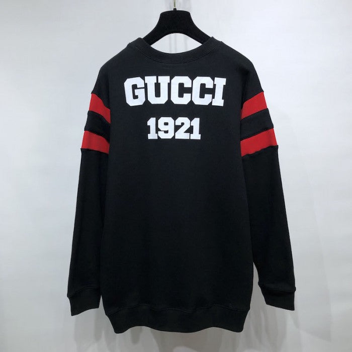 Gucci 100 cotton sweatshirt black