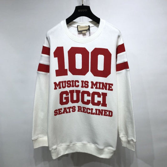 Gucci 100 cotton sweatshirt white