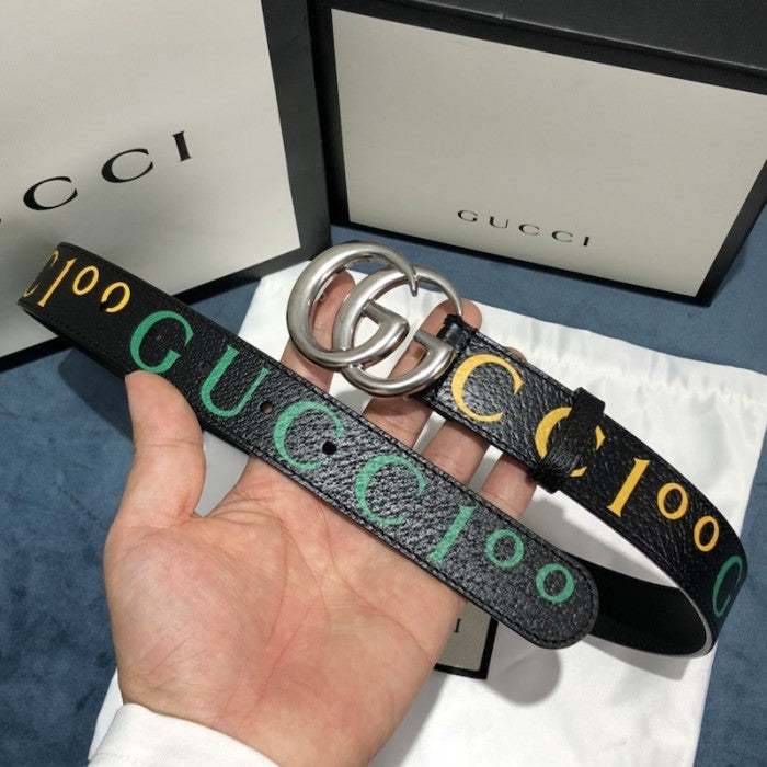 Gucci 100 GG Marmont belt Black