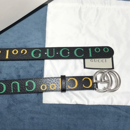 Gucci 100 GG Marmont belt Black