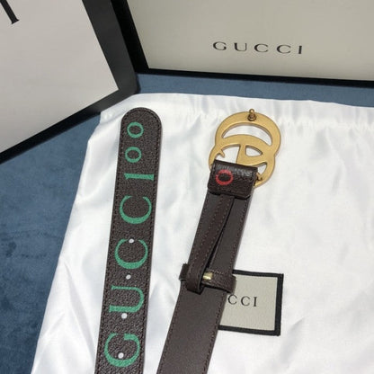 Gucci 100 GG Marmont belt Brown