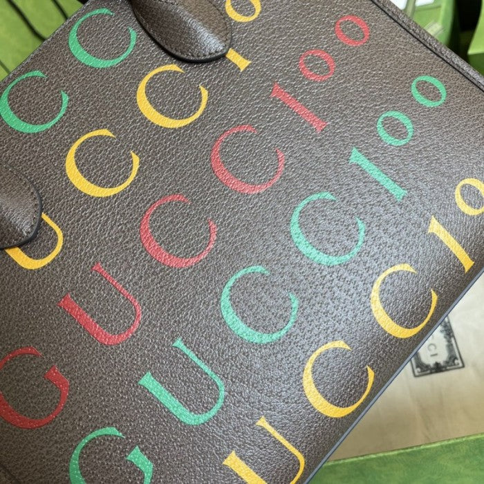 Gucci 100 large tote bag brown ý676667