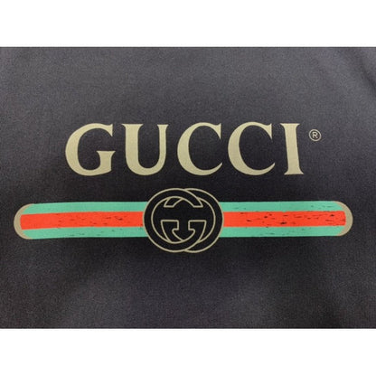 Gucci Oversize Sweatershirt with Classic Gucci logo Black