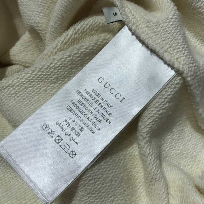 Gucci Oversize Hoodie with Classic Gucci logo Off White