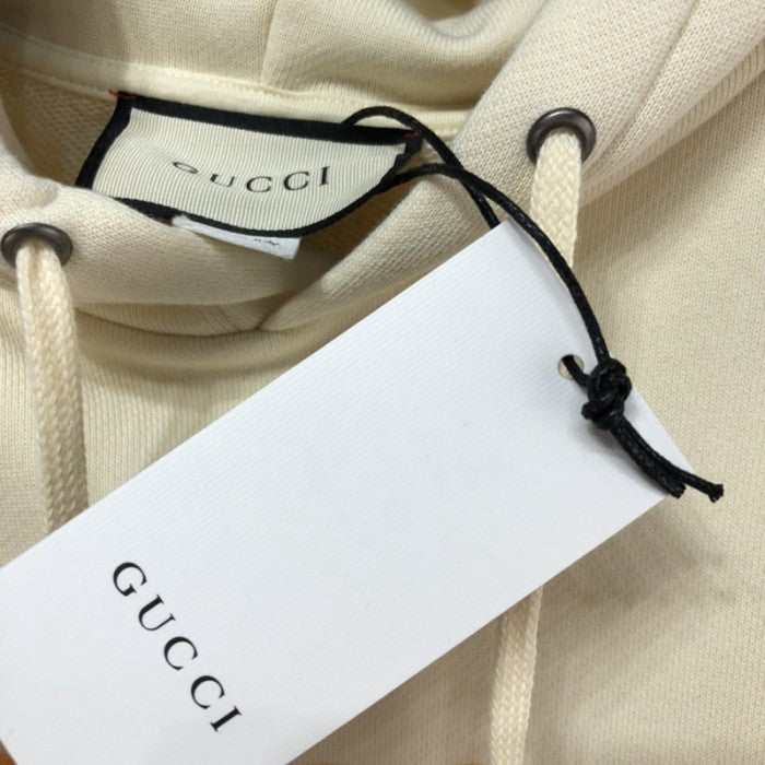 Gucci Oversize Sweatshirt with Gucci Logo Off White