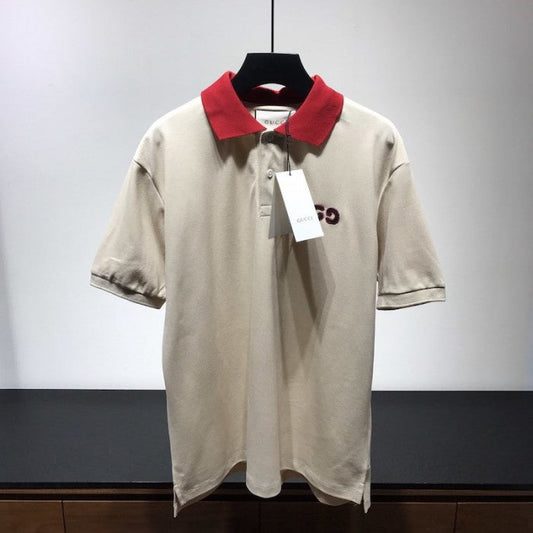 Gucci Polo with GG Embroidery Off White