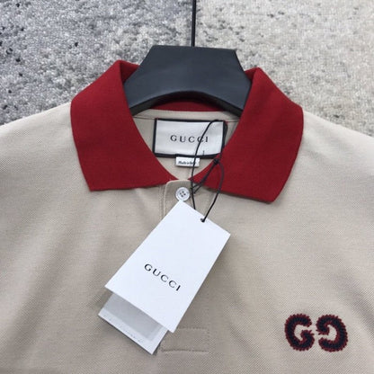 Gucci Polo with GG Embroidery Off White