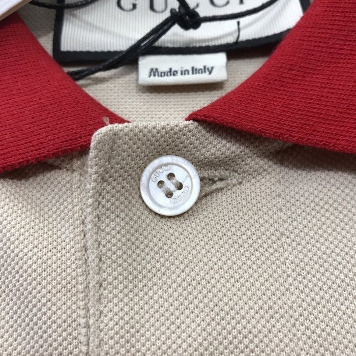 Gucci Polo with GG Embroidery Off White