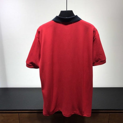 Gucci Polo with GG Embroidery Red