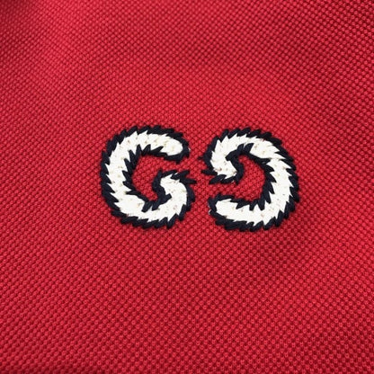 Gucci Polo with GG Embroidery Red