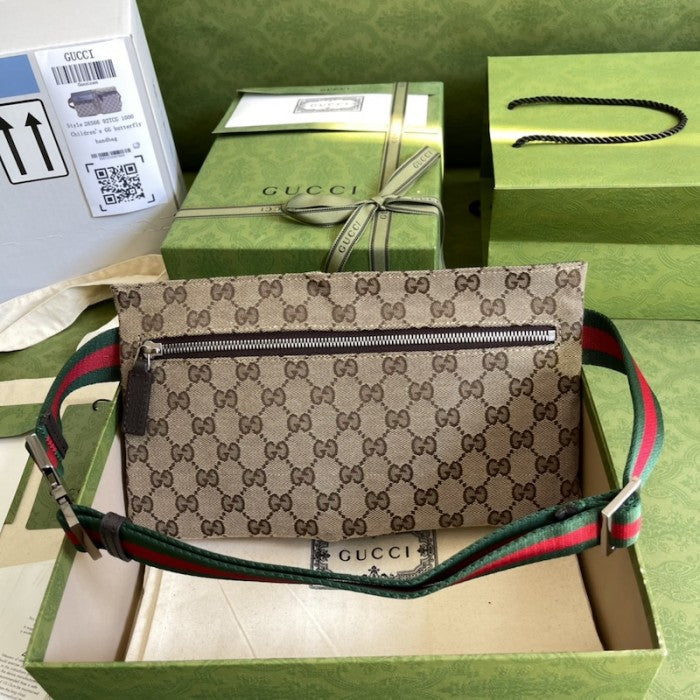 Gucci Original gg canvas belt bag 28566 Brown