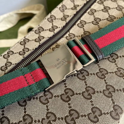 Gucci Original gg canvas belt bag 28566 Brown