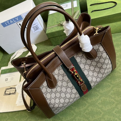 Gucci Jackie 1961 large tote bag ý649015 GG Canvas