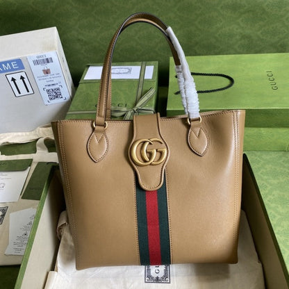 Gucci Small tote with Double G bag ý652680 Brown