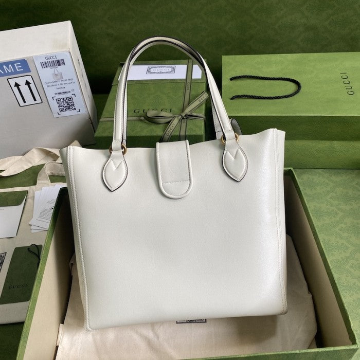 Gucci Small tote with Double G bag ý652680 White