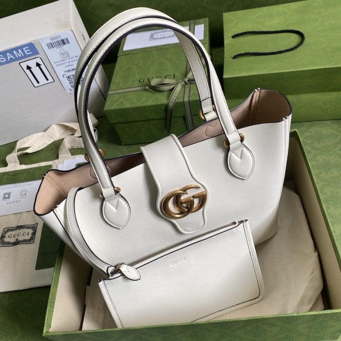 Gucci Small tote with Double G bag ý652680 White