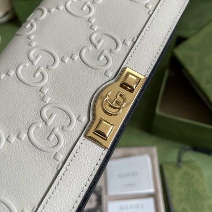 Gucci GG wallet with chain ý676155 White