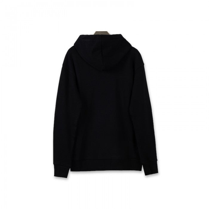 Gucci Hooded sweatshirt with GG apple print Black