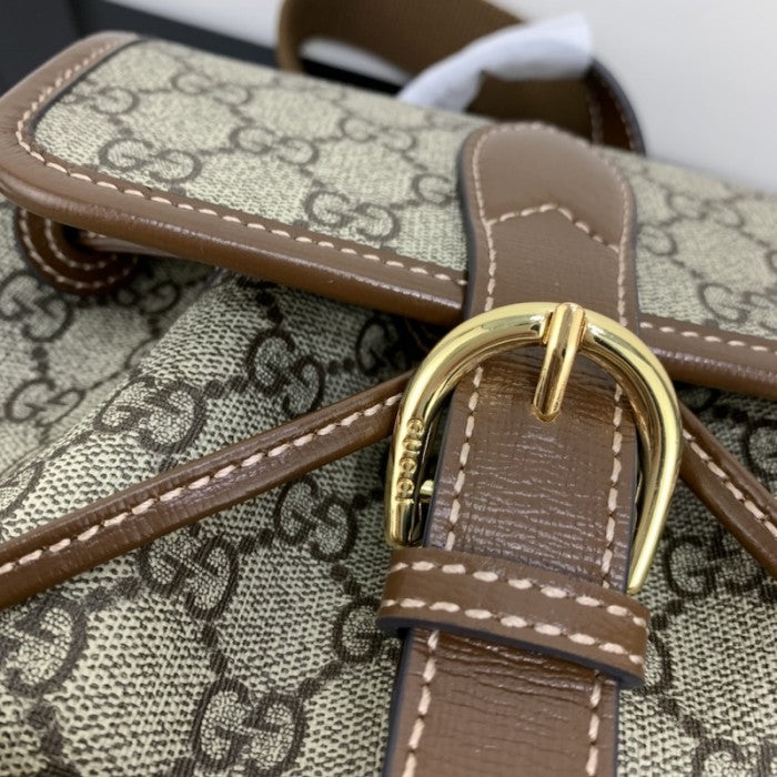 Gucci Backpack with Interlocking G ý674147 Brown