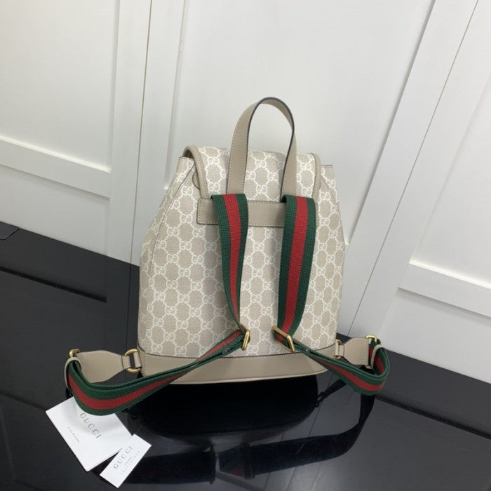 Gucci Backpack with Interlocking G ý674147 Beige