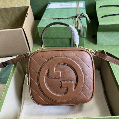 Gucci Blondie top handle bag Brown ý744434