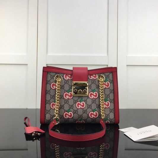 Gucci Chinese Valentine's Day Padlock GG small shoulder bag