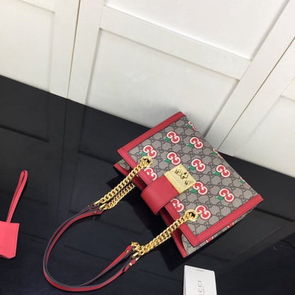 Gucci Chinese Valentine's Day Padlock GG small shoulder bag