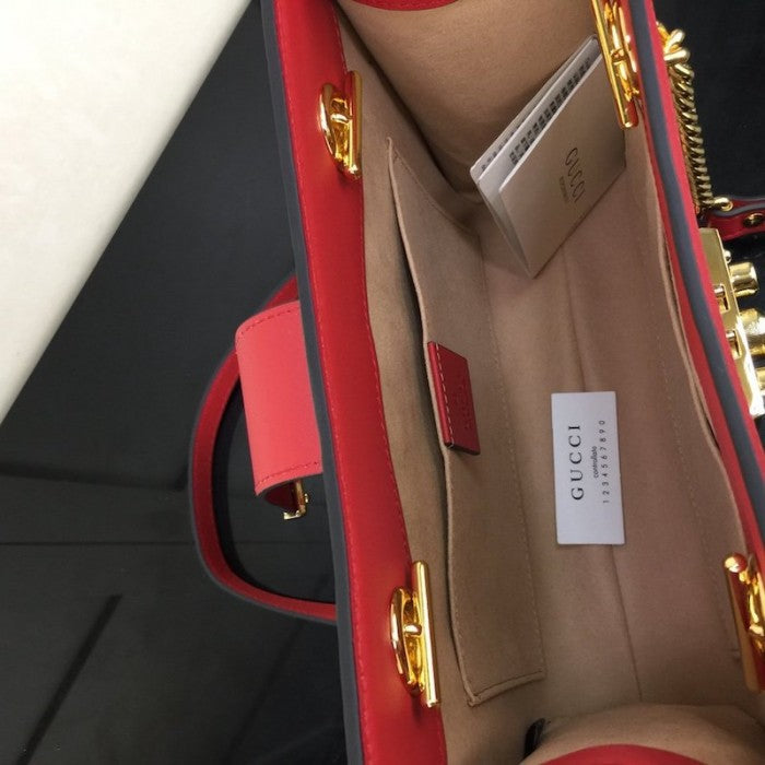 Gucci Chinese Valentine's Day Padlock GG small shoulder bag