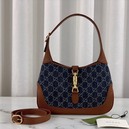 Gucci Denim Jackie 1961 small shoulder bag 636706