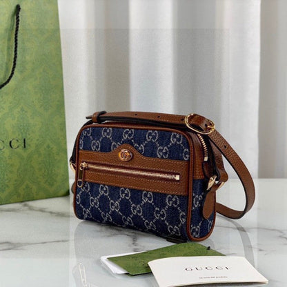 Gucci Denim Ophidia GG mini Bag 517350