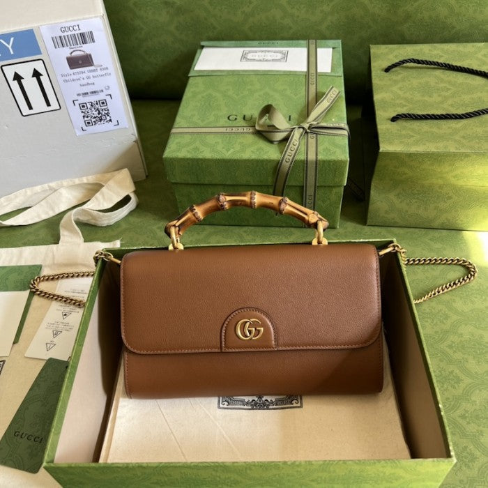 Gucci Diana mini shoulder bag ý675795 Brown