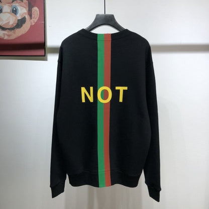 Gucci 'Fake/Not' print oversize sweatershirt