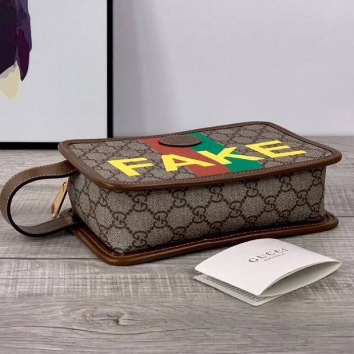 Gucci 'Fake/Not' print belt bag ý602695