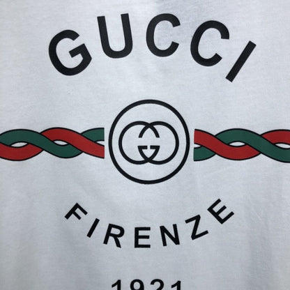 Gucci Firenze 1921 T-shirt أ½616036 White