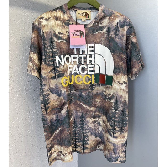 The North Face x Gucci Forest Print T shirt