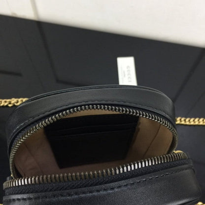 Gucci GG Marmont matelassé mini bag black