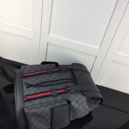 Gucci GG black supreme backpack 495563