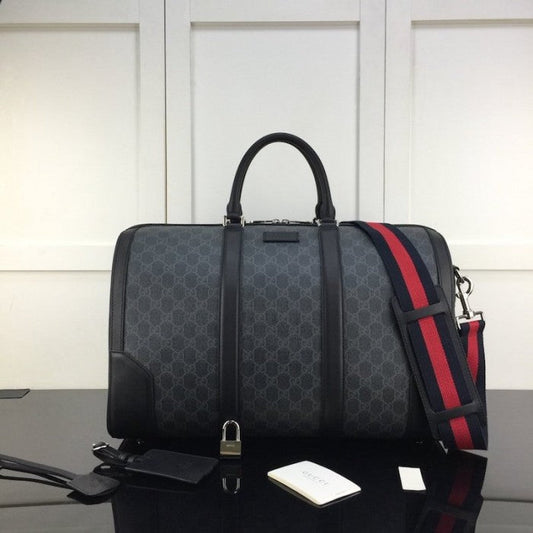 Gucci GG Black carry-on duffle bag 474131