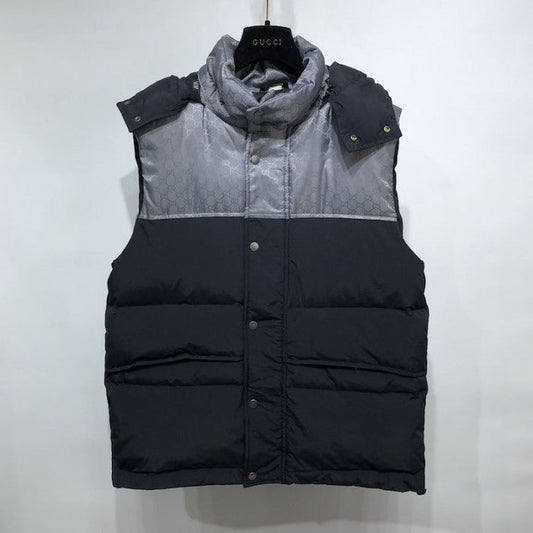 Gucci GG canvas Coat Vest Black/Silver