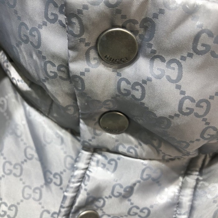 Gucci GG canvas Coat Vest Black/Silver