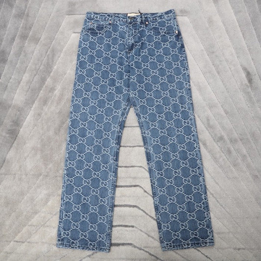 Gucci GG Jacquard Denim Pant أ½623953