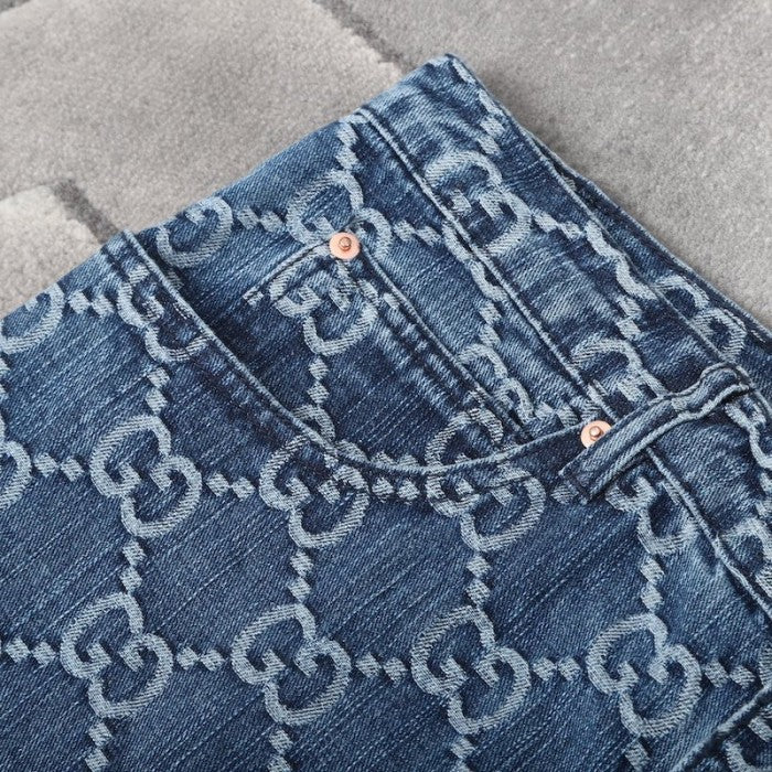 Gucci GG Jacquard Denim Pant أ½623953