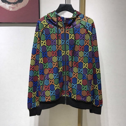 Gucci GG Psychedelic Print Nylon Jacket